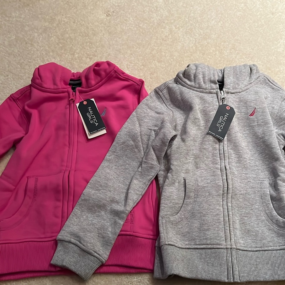 Girls Nautica Sweatjackets